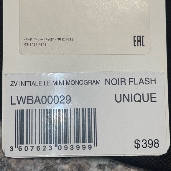 ZADIG & VOLTAIRE ‼️CYBER MONDAY SALE‼️ ZV Initiale Le Mini Monogram —NWT - Picture 17 of 17